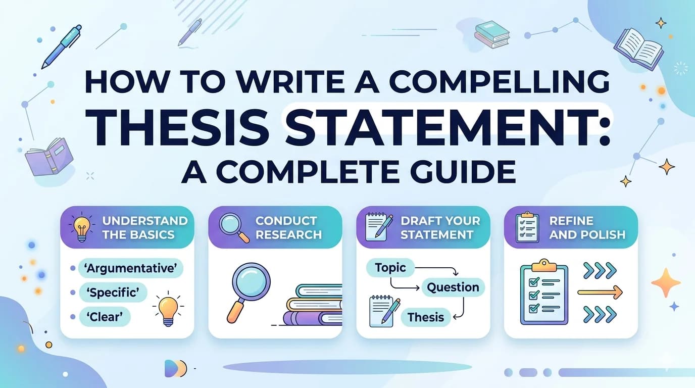 How to Write a Compelling Thesis Statement: A Complete Guide